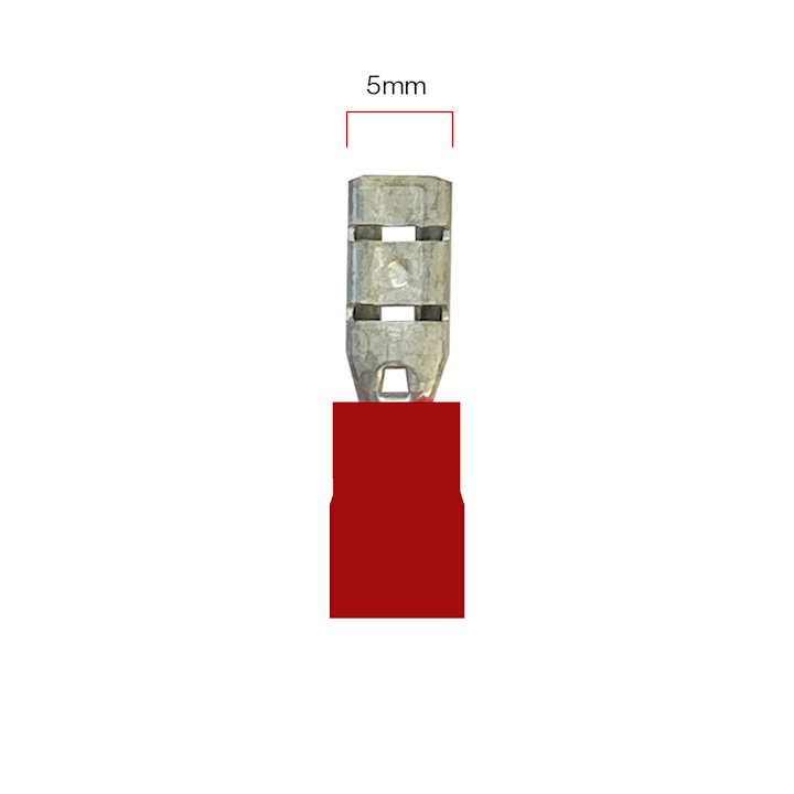 5.0mm Female Terminal - Red (WT.20)